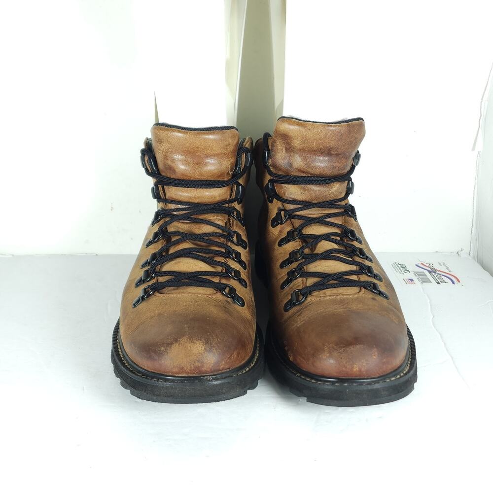 Sorel Men's Madson US 9,5 Brown Leather Waterproof Lace-Up Ankle Hiker Boots - Picture 3 of 16
